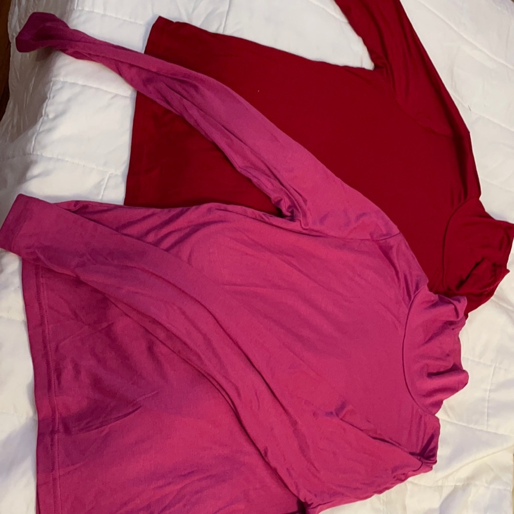 Our Valentine’s Day twin Turtle Neck tees! Never worn. Brand new from Shein